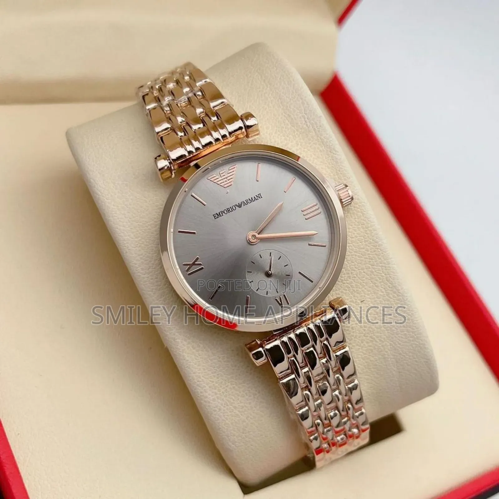 Empori Armani Silver Gray Classy Analog Watch