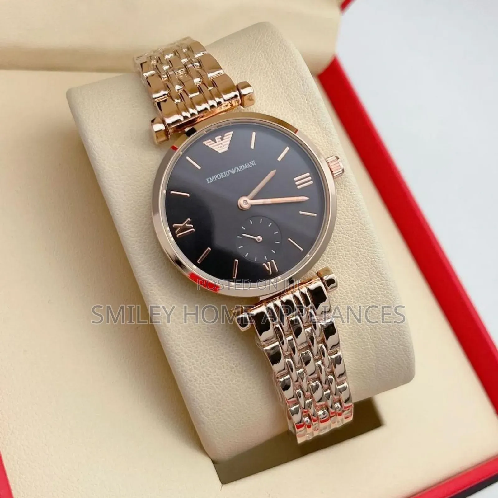 Empori Armani Silver Pink Classy Watch