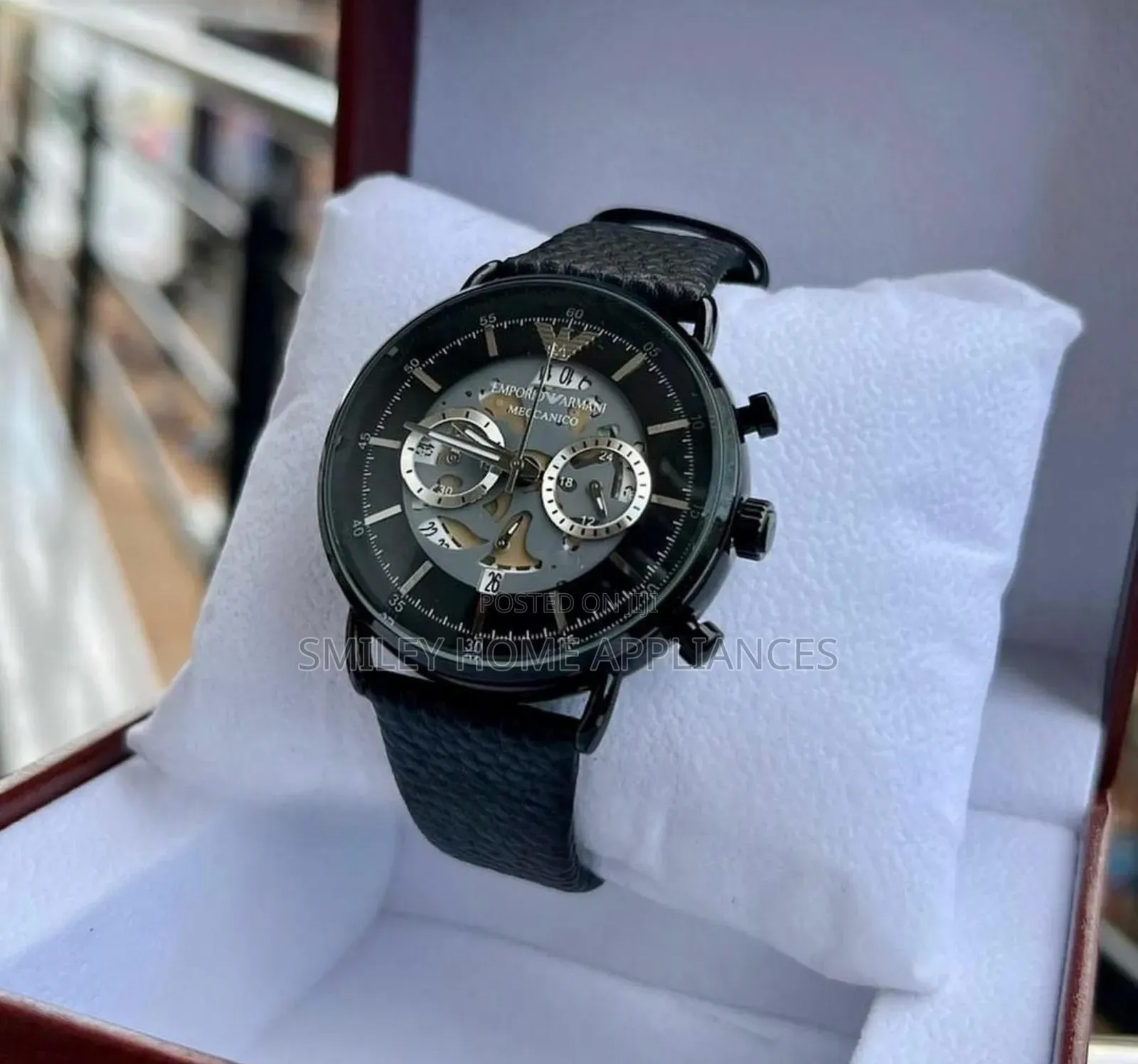 Empori Armani Classy Watch With Genuine Leather