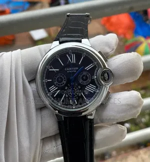 Original Cartier Black Silver Classy Watch