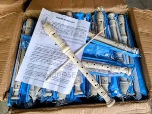 Open Key Straight Soprano Flute Recorder FREE Cleaning Rod