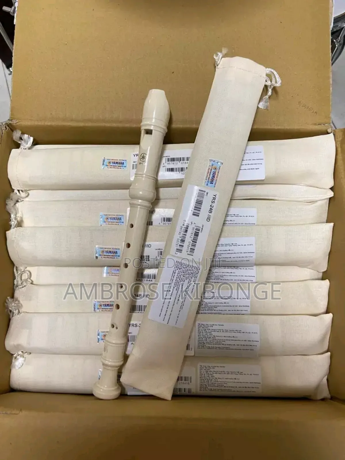 Open Key Straight Soprano Flute Recorder FREE Cleaning Rod