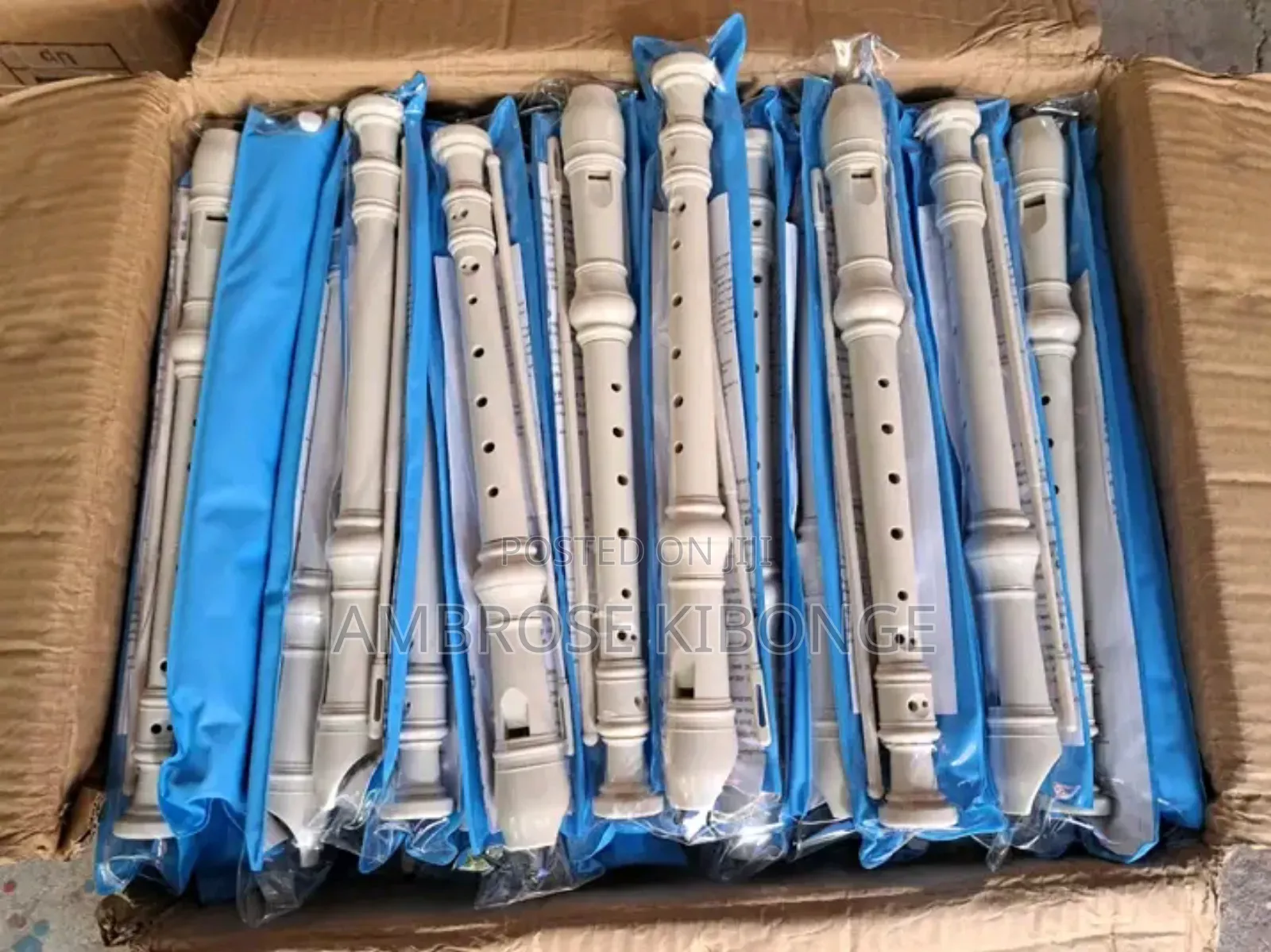Open Key Straight Soprano Flute Recorder FREE Cleaning Rod