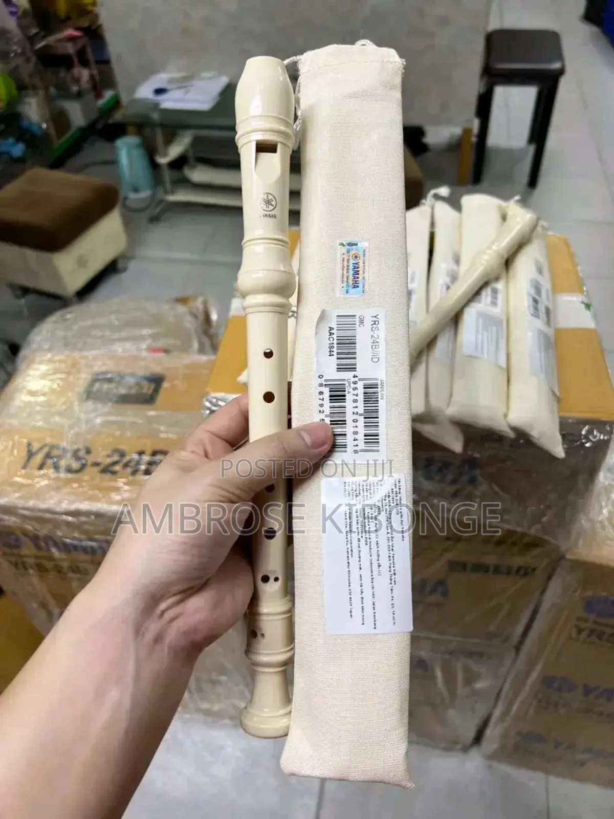 Open Key Straight Soprano Flute Recorder FREE Cleaning Rod