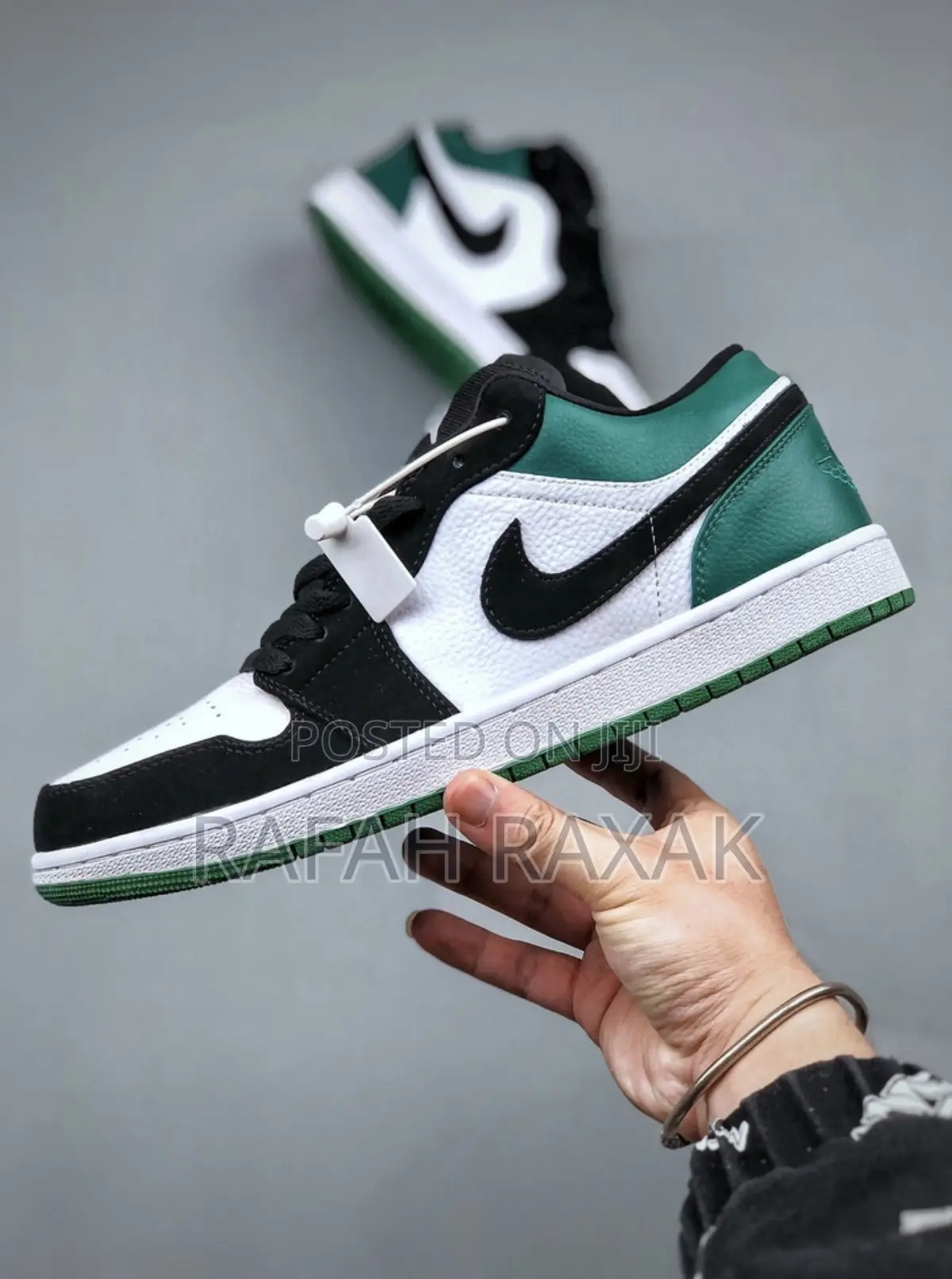 Nike Air Jordan 1 Low Concord Green/White/Black Sneaker