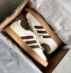 Photo - Adidas Neo 5 Court 2.0 Cream Brown Gum Casual Sneakers