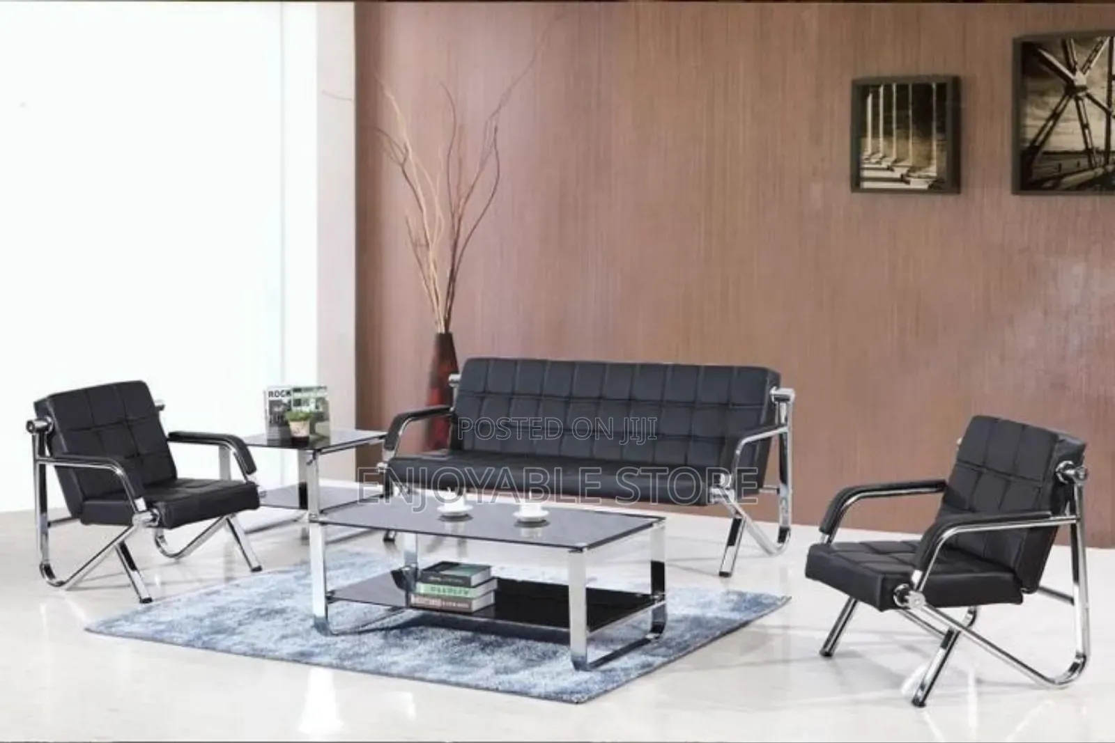 World Class Office Waiting Chairs 5 _Seater