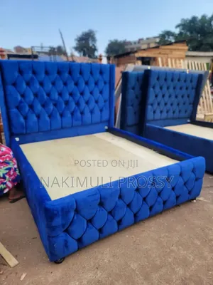 Buttoned Fabric Bed 5by6