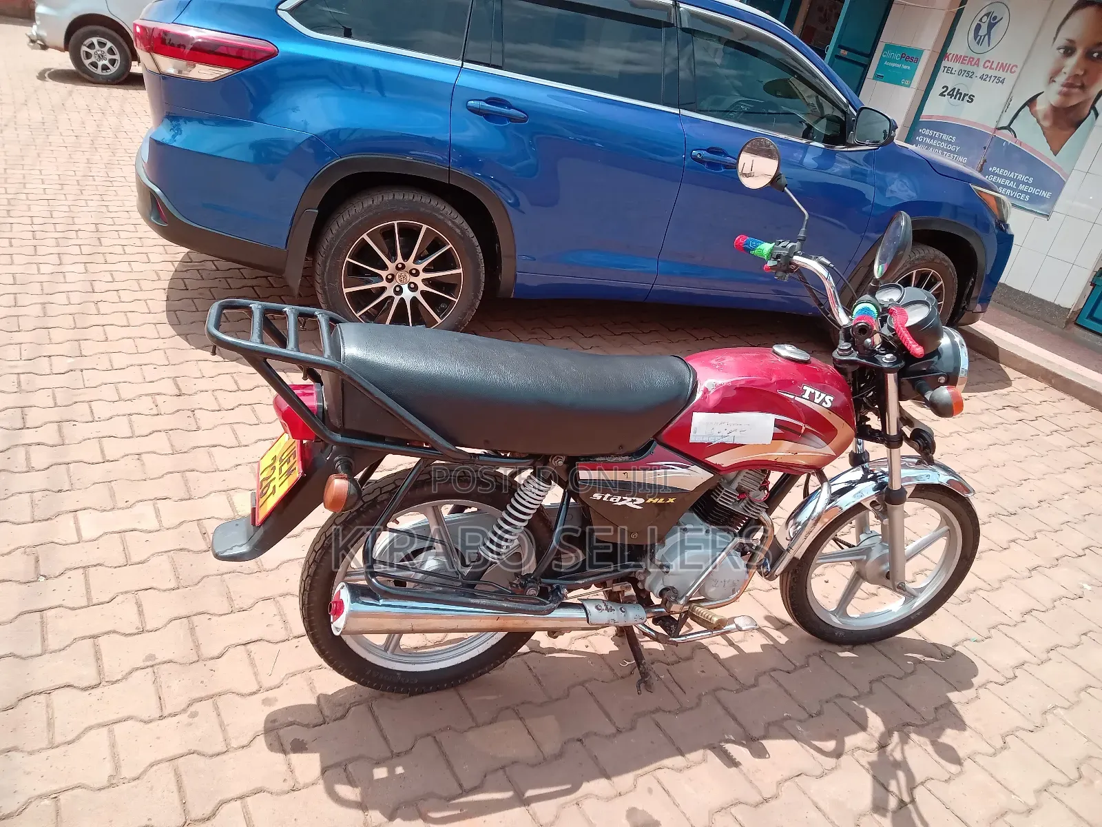 TVS XL 100 2022 Red