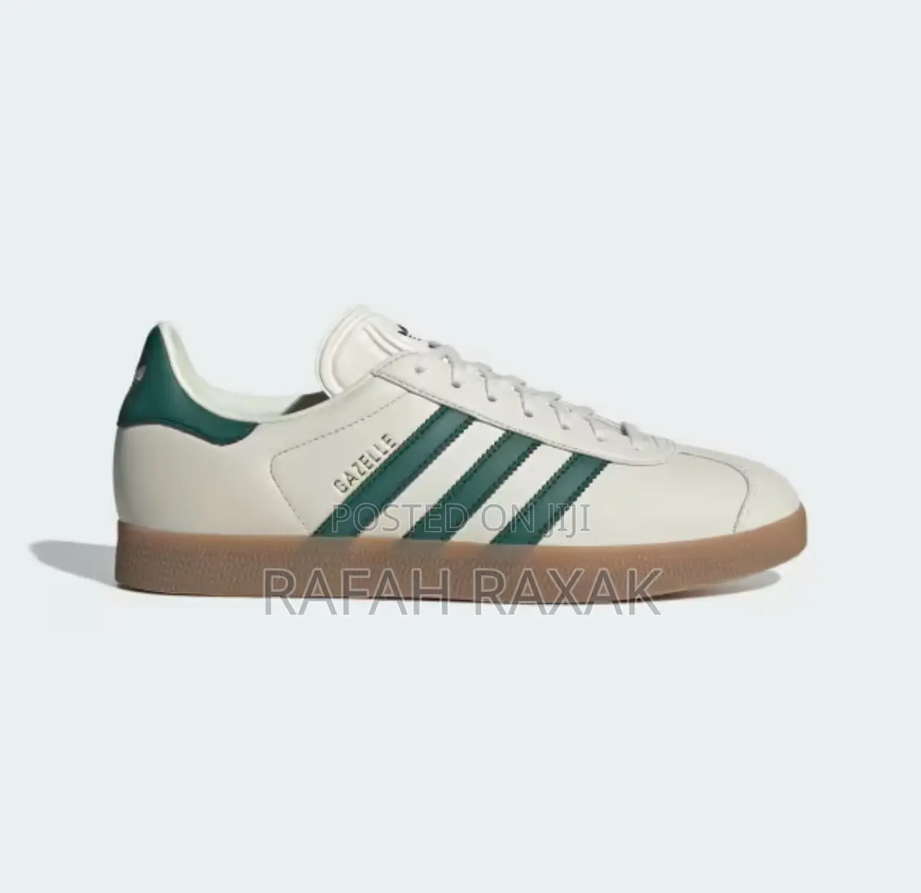Original Off-White Adidas Gazelle Casual Leather Sneakers