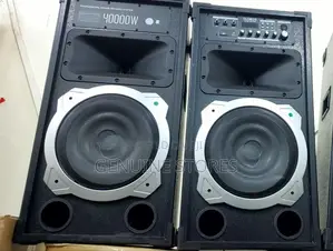 Double Speakers of 40,000watts.