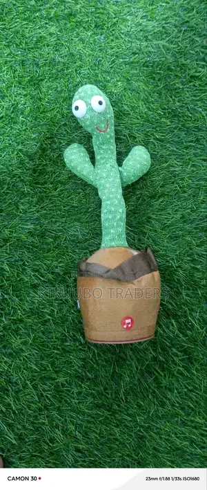 Dancing Cactus 120 Songs, Led Light and Rotates