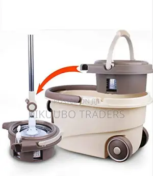 360° Spin Mopper Bucket With Wheels