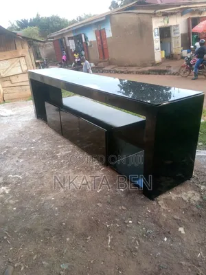 Black TV Stand 6 Feet