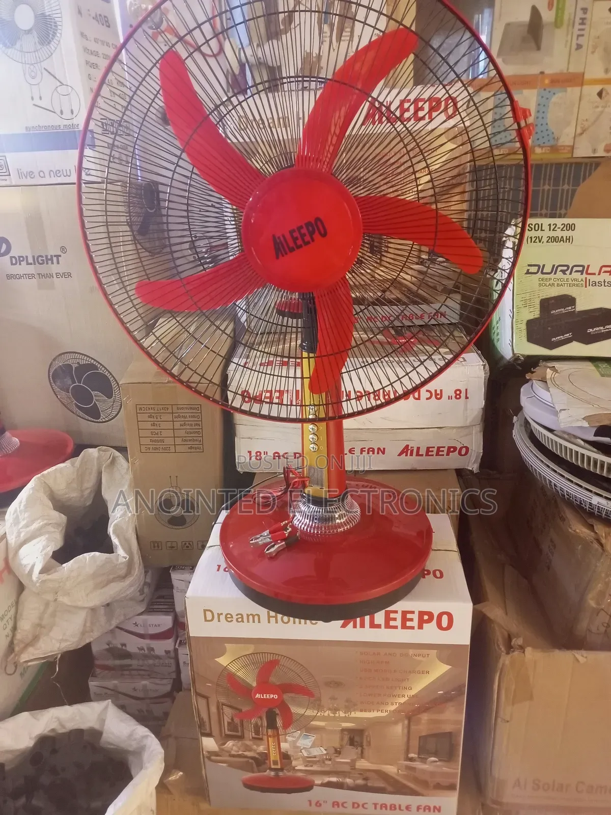 Soler Table Fan Ac)Dc