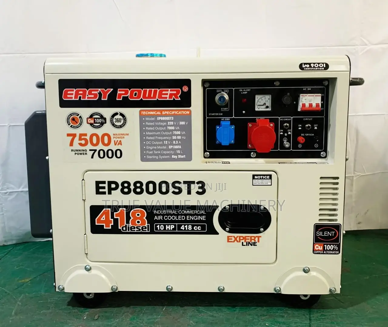 7kva Diesel Silent Generator EP