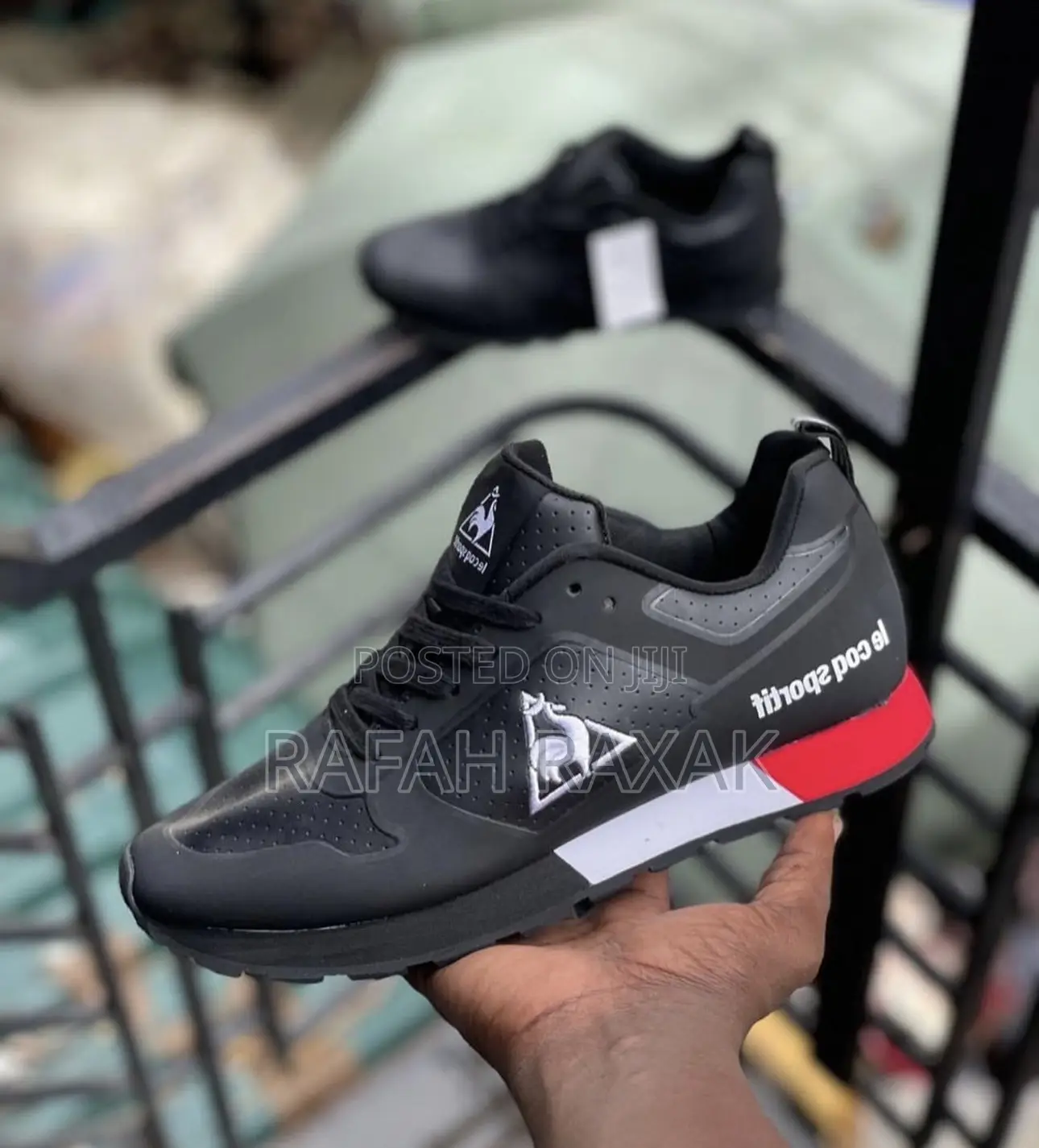 Original Black Le Coq Sportif Fashion Casual Sneakers