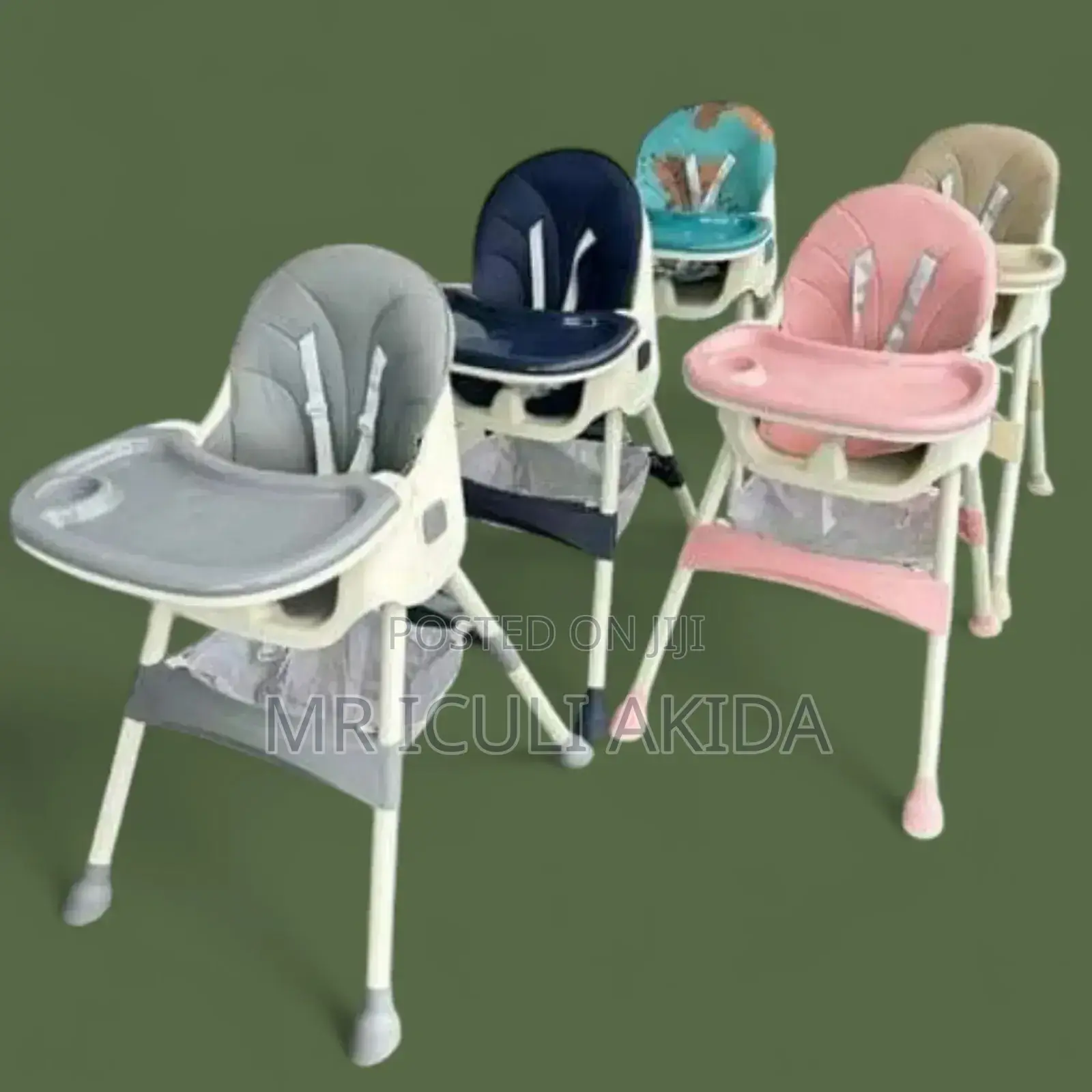 2in1 Children High Table Feeding Chair WTH Adjustable Table