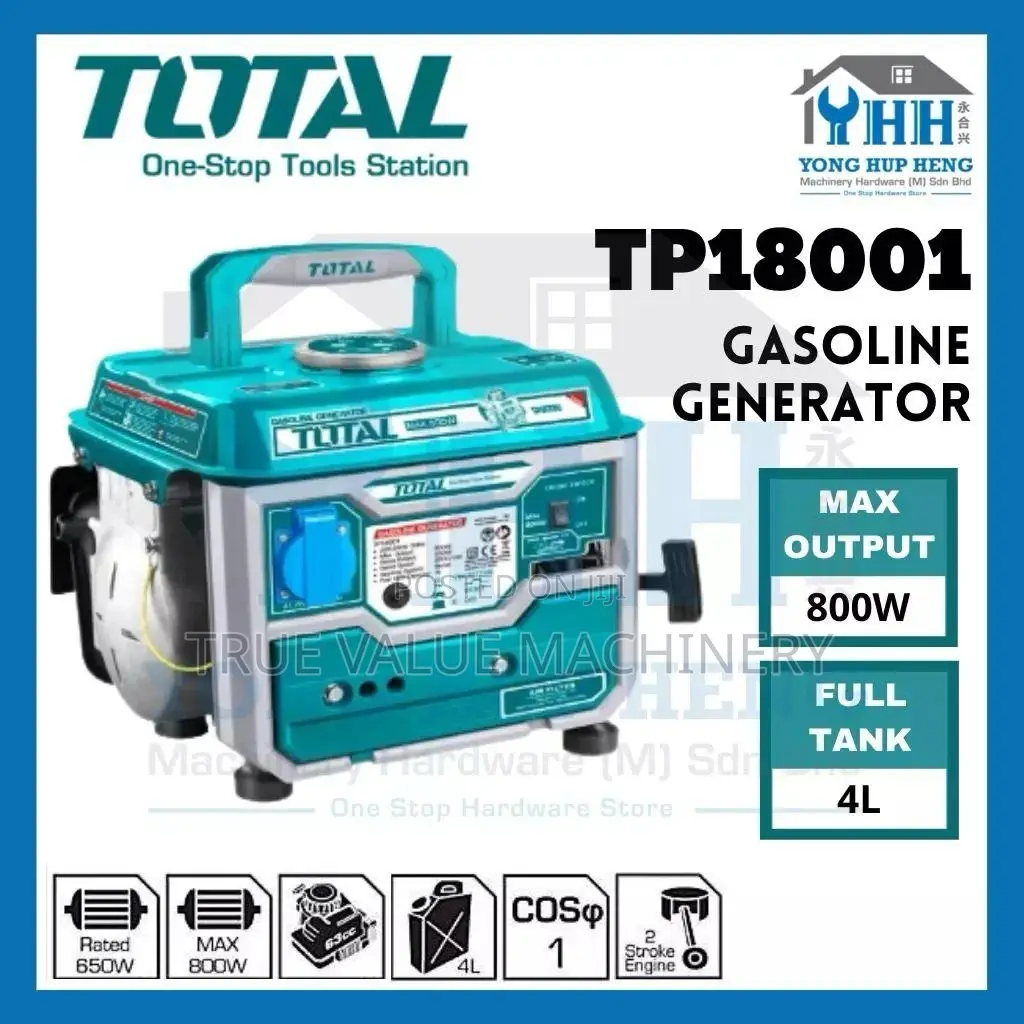 Total 0.8KW Petrol Generator TP18001