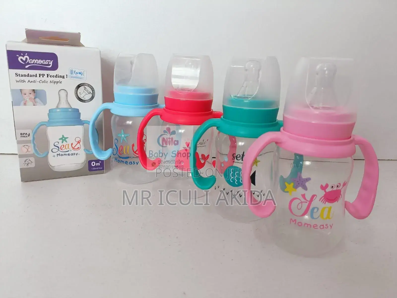 120ml Standard PP Feeding Bottle With Anti-Colic Nipple