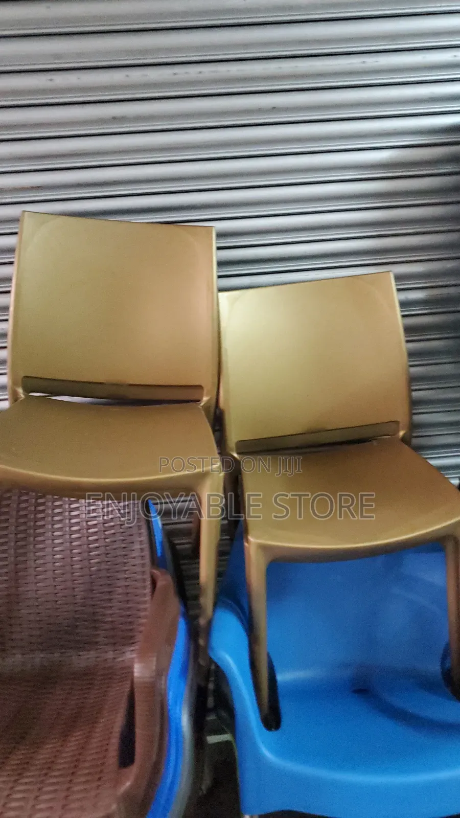 Gold Plastic Portable Chairsl