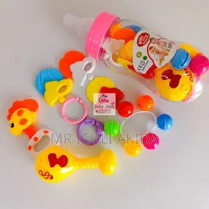 Baby Toy Rattles Shakers Bottle Set