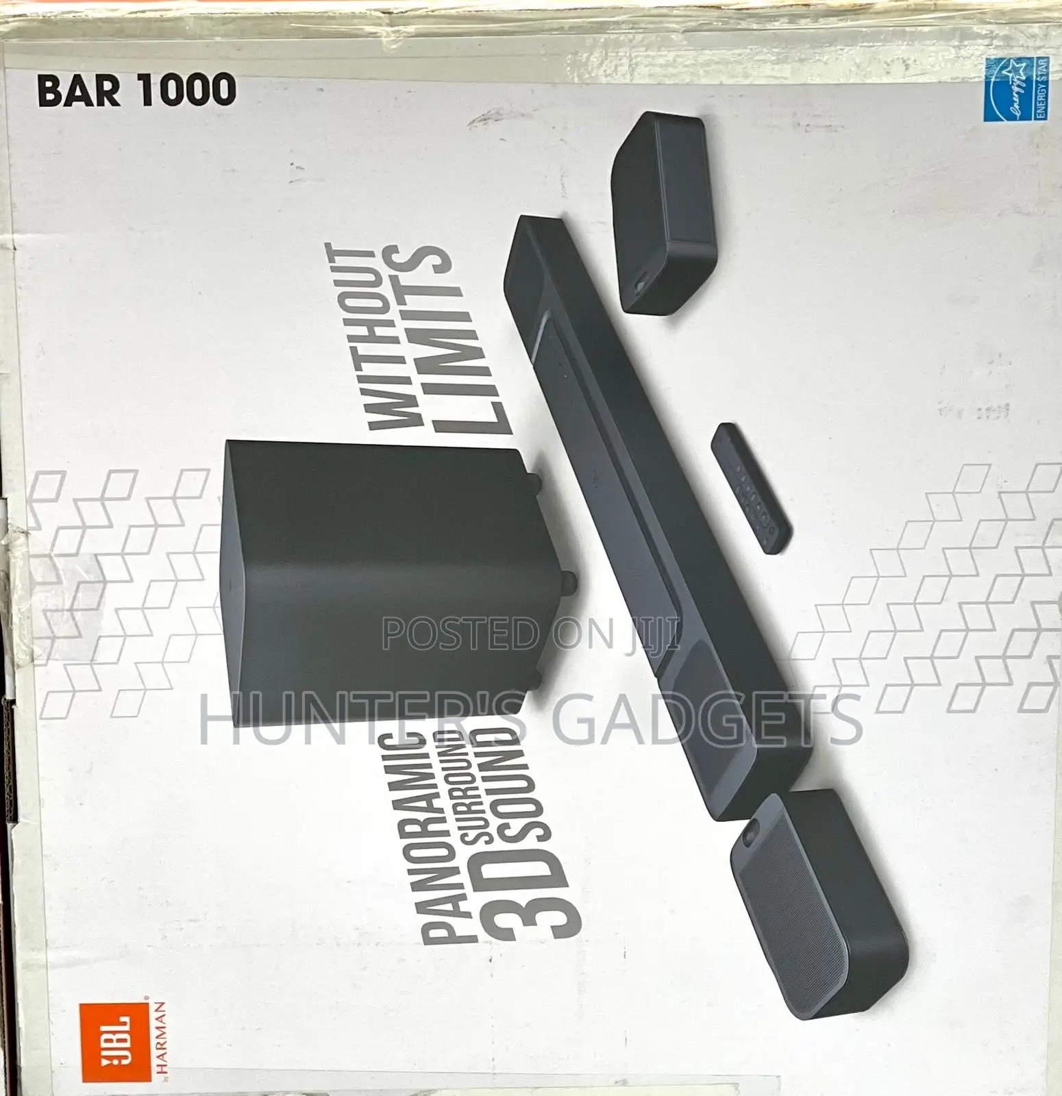 JBL Sound Bars 2.1at 1.35m Bar500 at 2.15m Bar800 at 3.1m