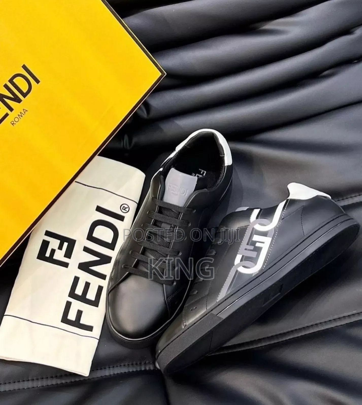 Nurturing Black Fendi Sneakers