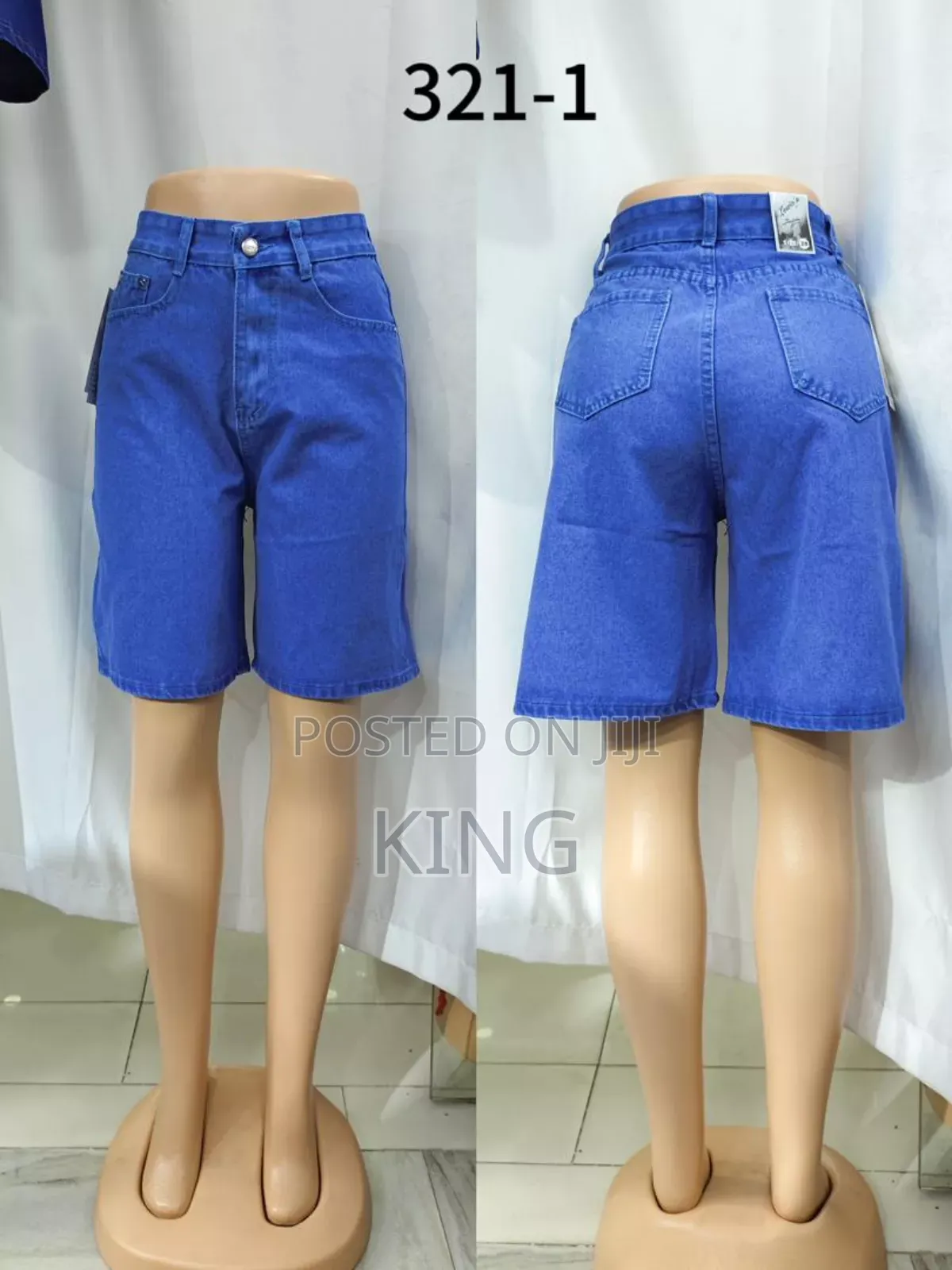 Fashionable Women's Jean Cargo Shorts