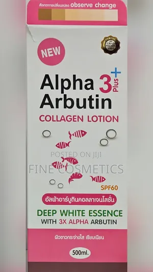 NEW ALPHA ARBUTIN 3plus Collagen Deep Whitening Lotion SPF60