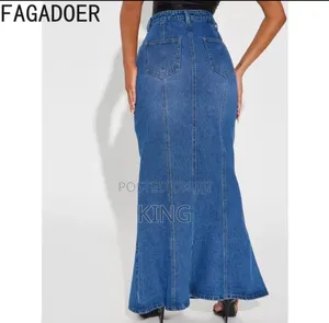 Noble Long Skirt Jeans