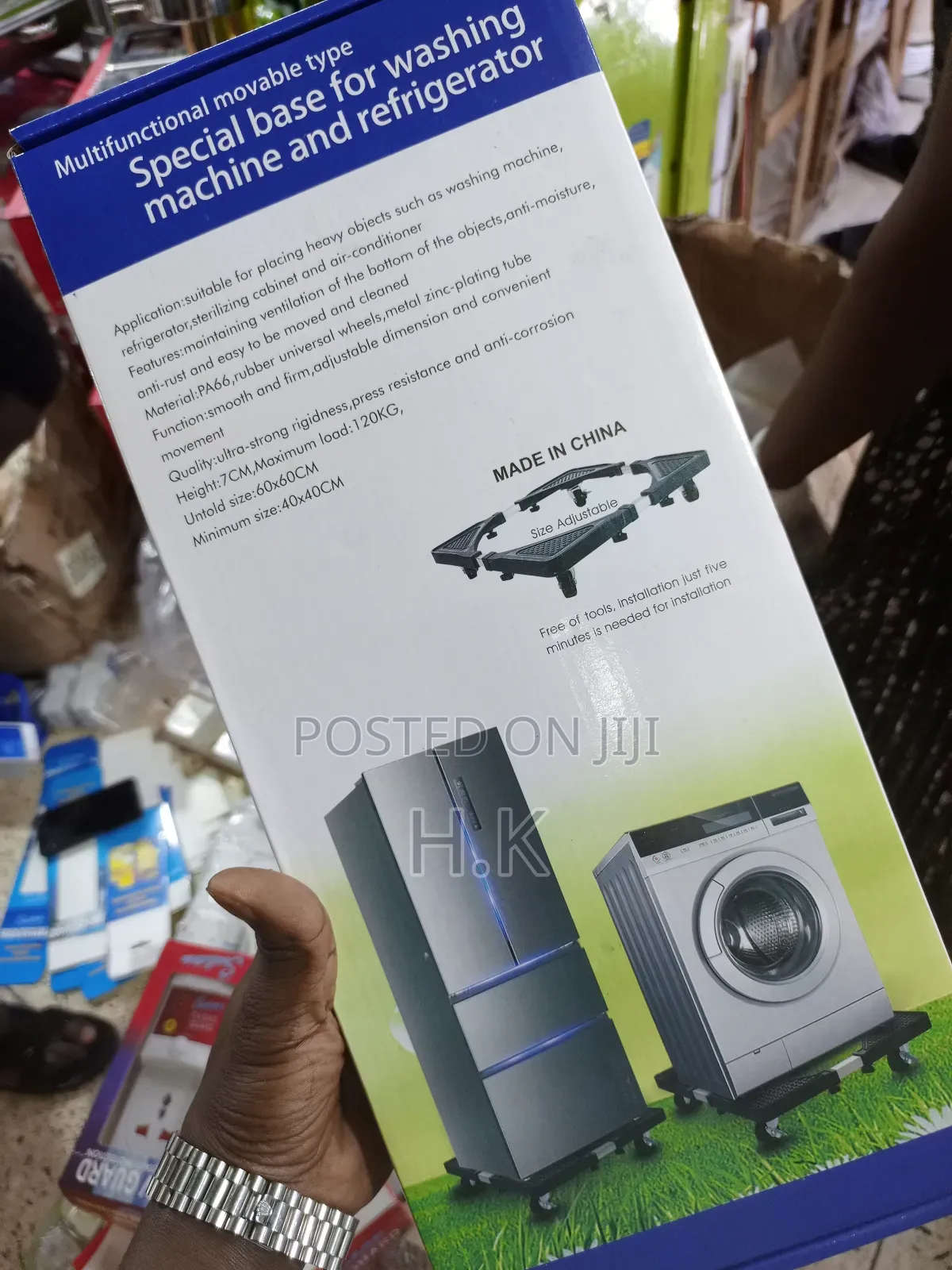 Base for Washing Machine and Refrigerator
