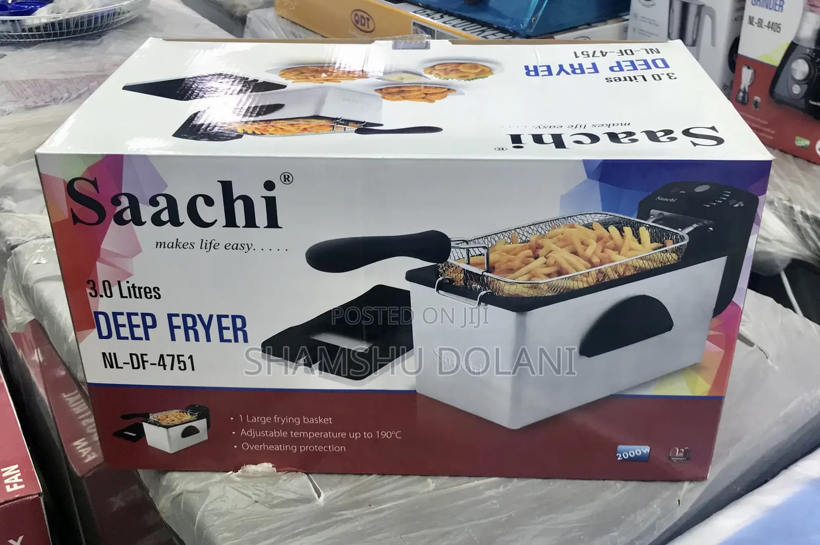 Saachi Deep Fryer 3ltrs