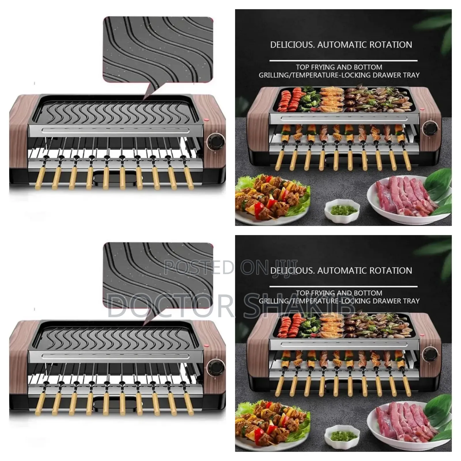 New Temperature-Locking Drawer Tray Grill