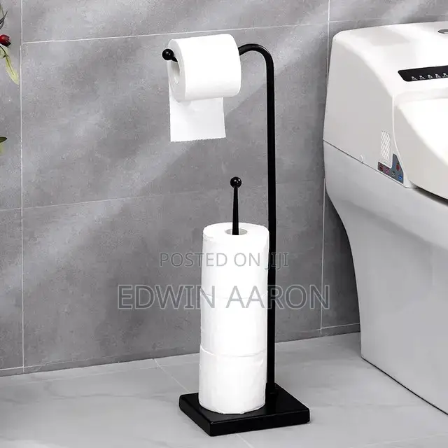 Free Standing Stainless Steel Toilet Paper Holder
