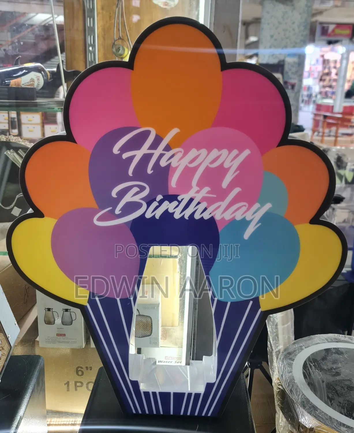 LED Baloon Shaped Night Club Bottle Presenter