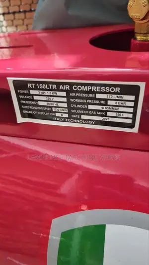 Both Electric and Gasoline Air Compressor 150L