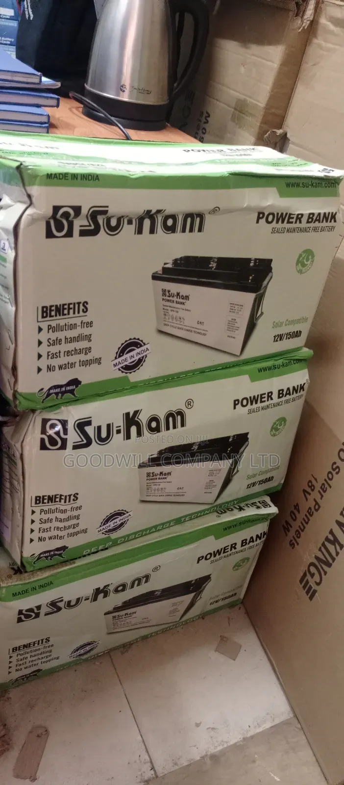 150ah Heavy Duty Sukam Solar Battery Made in India
