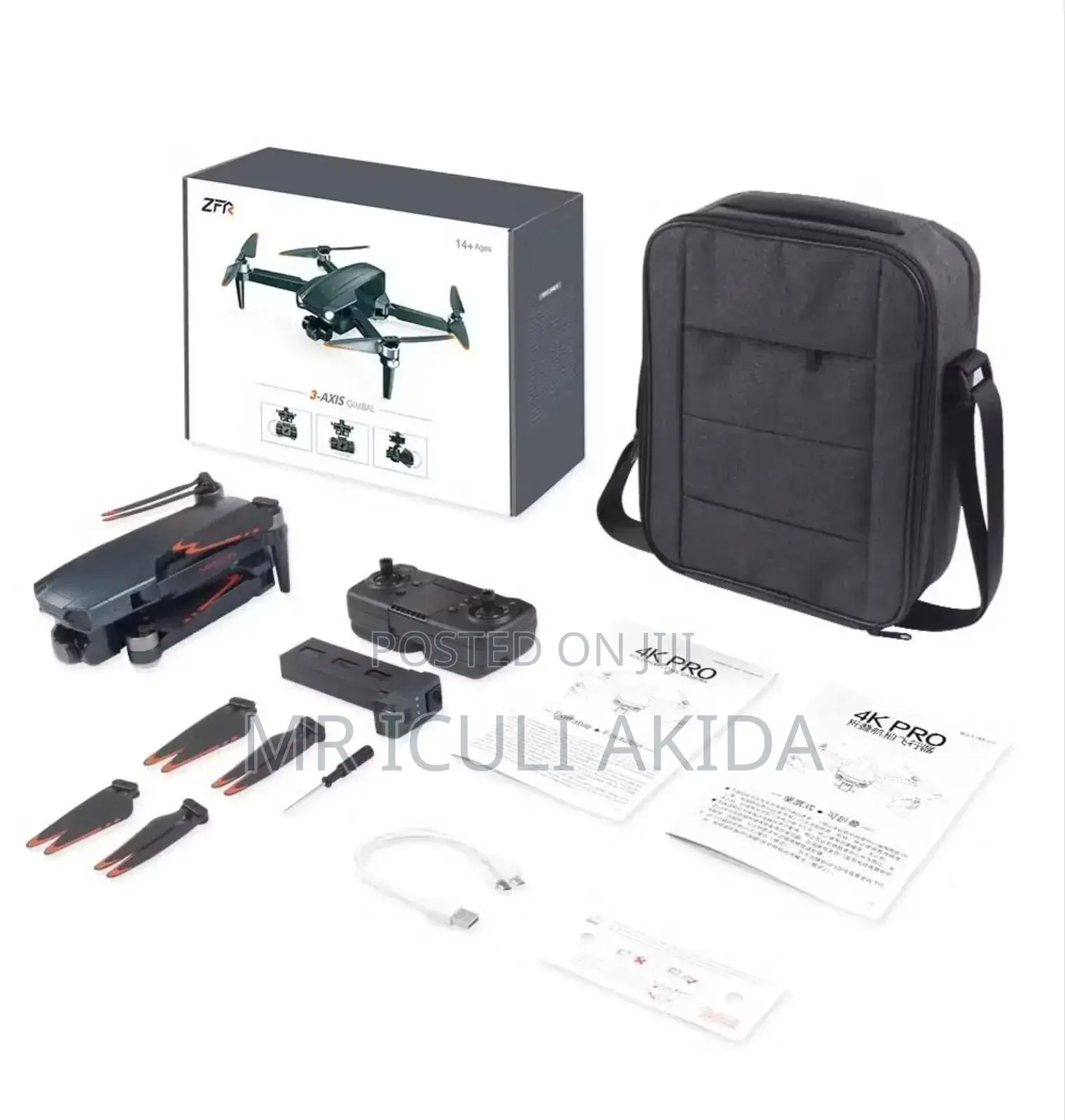 ZFR F186 5ghz 3axis Gimbal Brushles Remote Profesional Drone