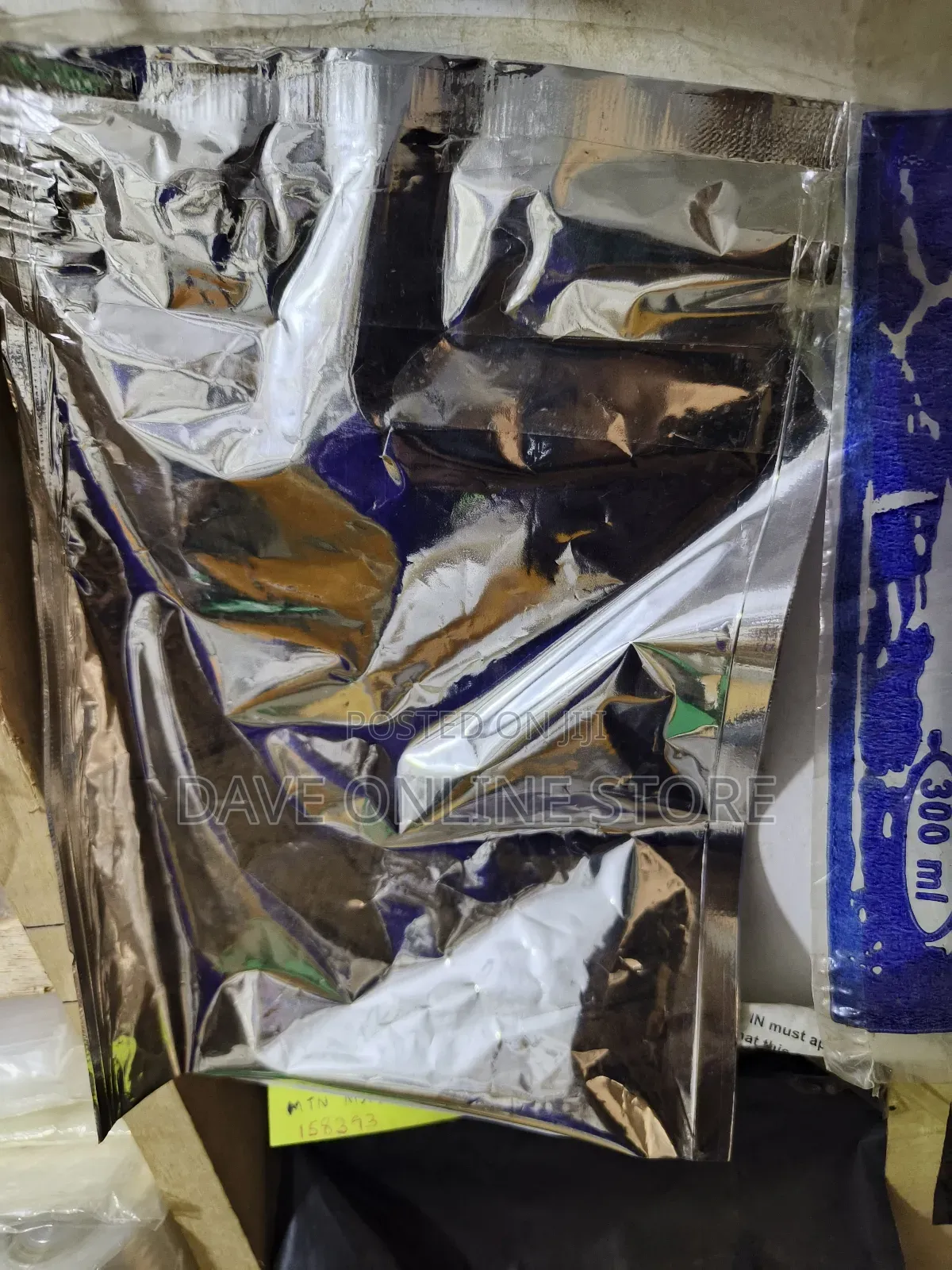 Plain Silver Aluminum Foil Laminated Pouch Bags