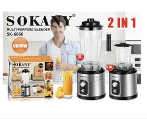 Sokany 2in1 3L Beauty Blender Juice Extractor Stand Mixer