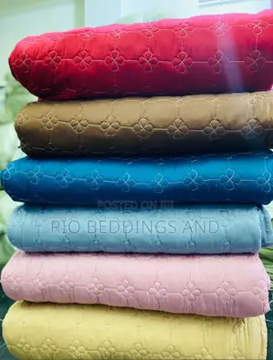 Bedspread Duvet Cover 4pcs / Plain Colors