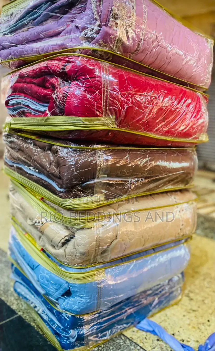Bedspread Duvet Cover 4pcs / Plain Colors