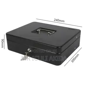 Metal Lock Money Tray Cash Box With Lock Key