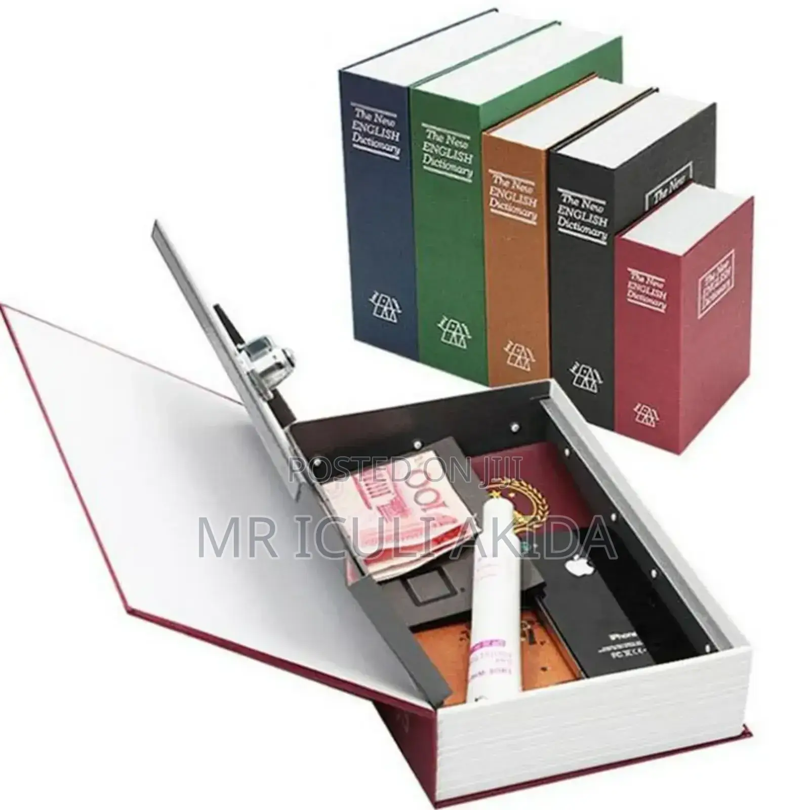 Home/Home Secret Book Document,Ids, Jewelry Storage Key Safe