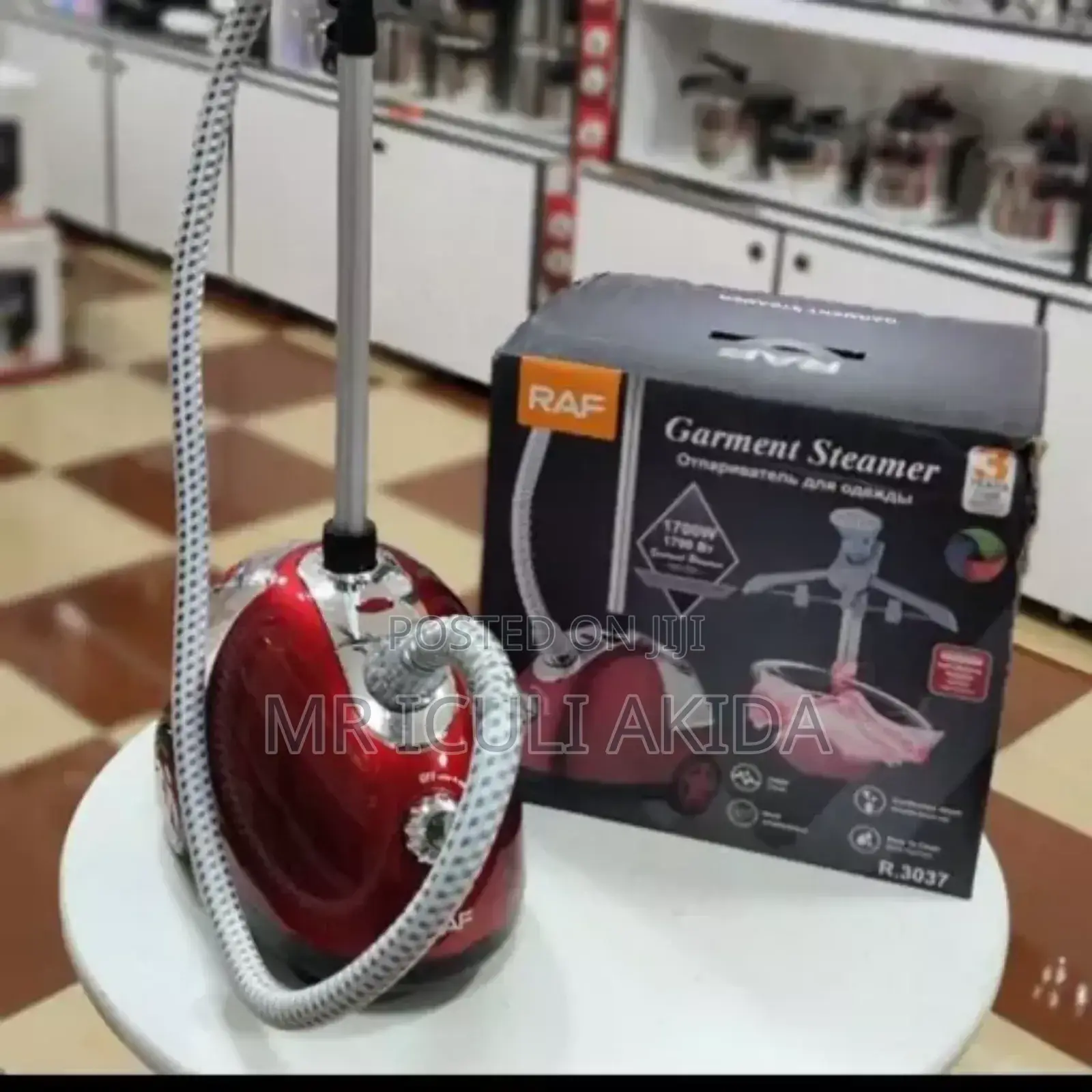 RAF Standing Stainless Steel Nozzle Garment Steamer Iron