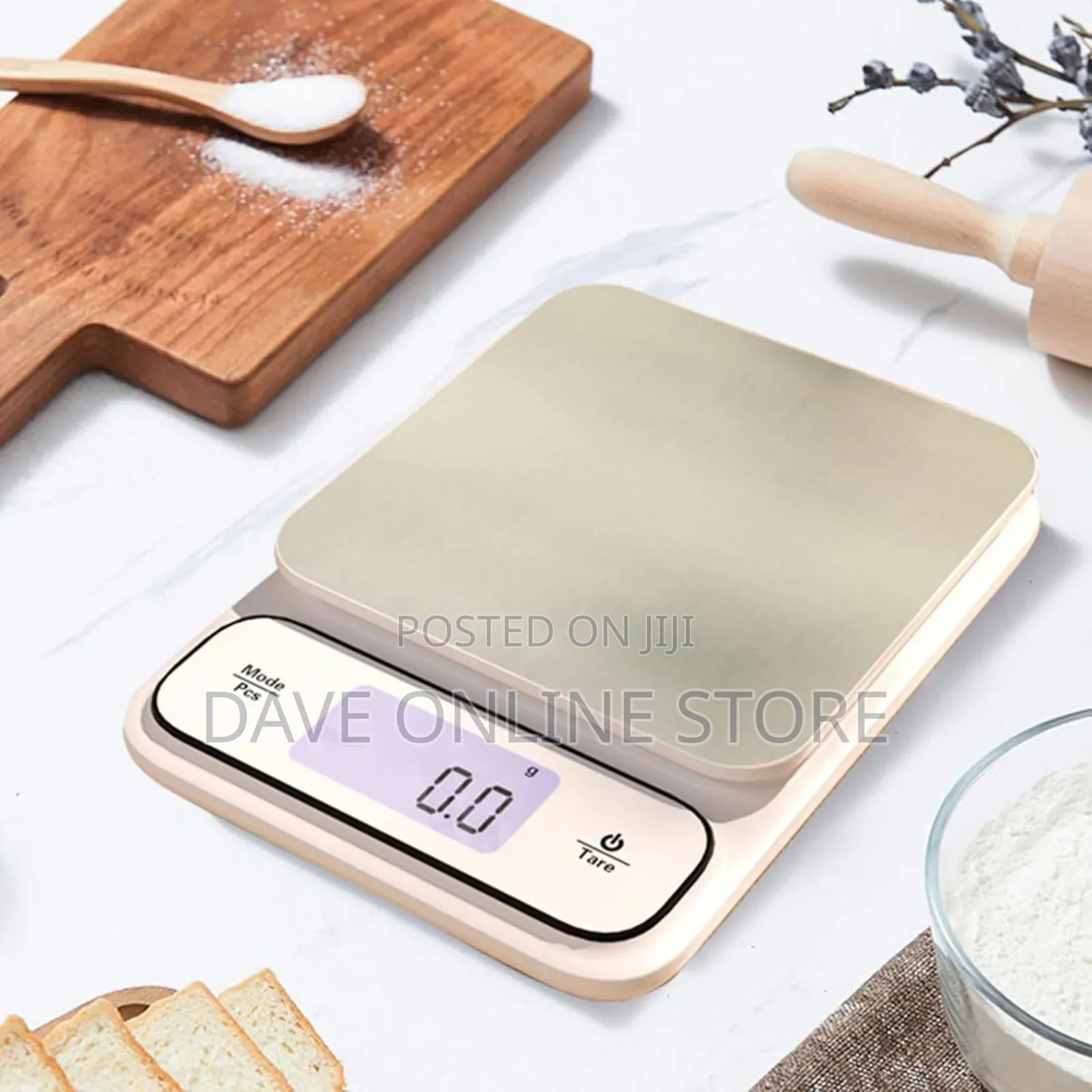 Mini Digital Kitchen Scale Waterproof 5kg 0.1g Battery - 