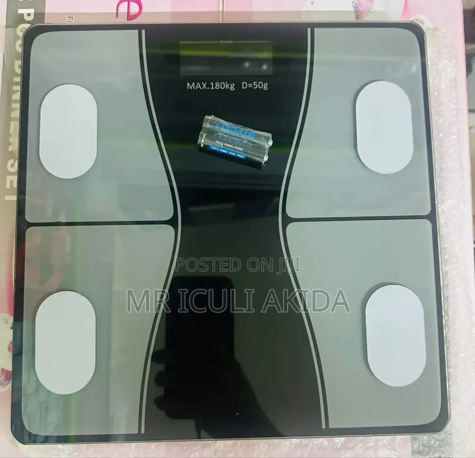180kgs Personal Digital Bathroom Smart Balanc Weighing Scale