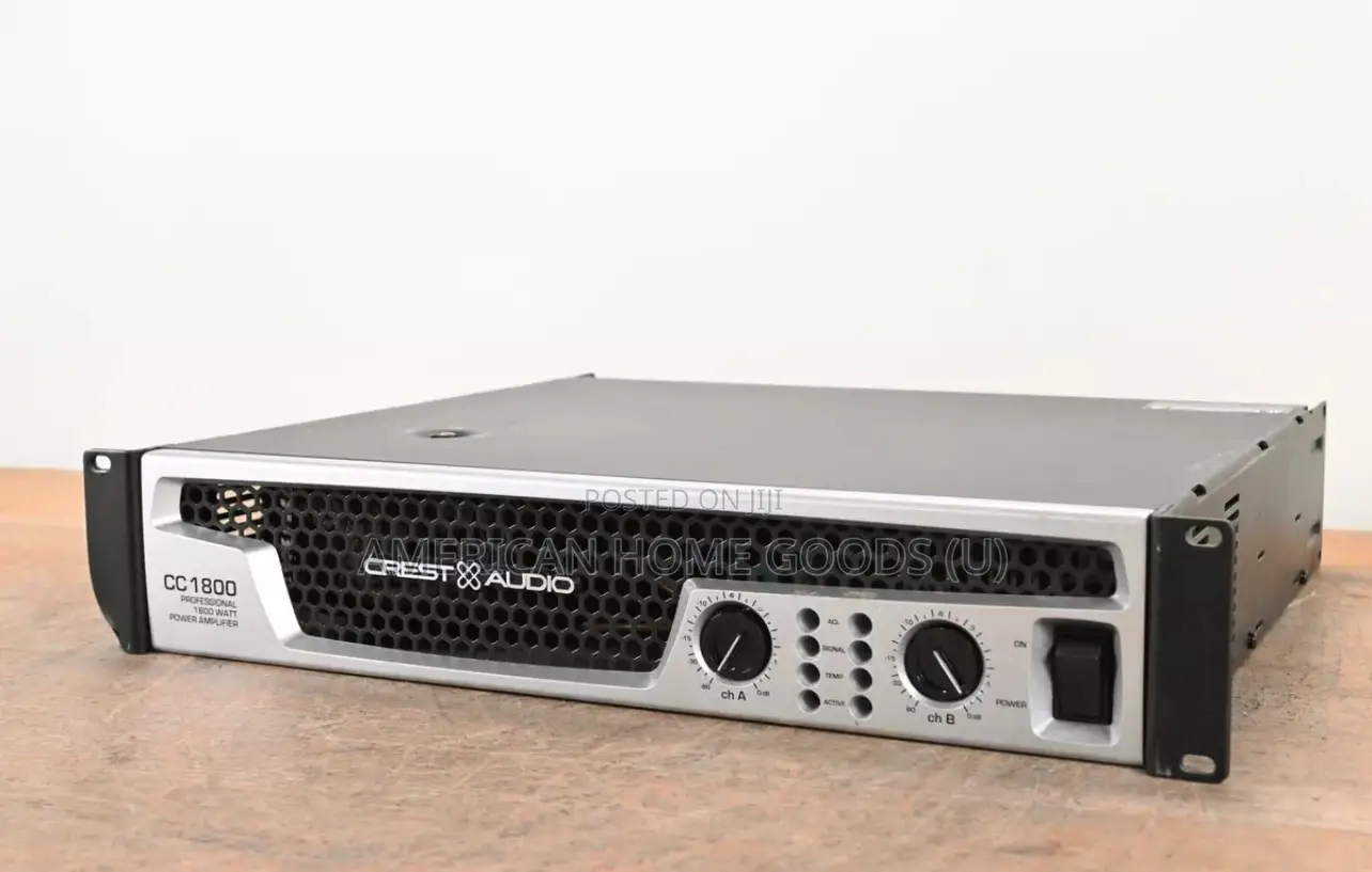 Crest Audio Cc1800 2-channel Professional Power Amplifierace