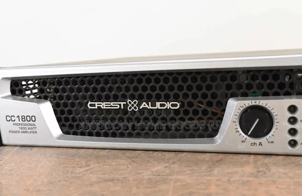 Crest Audio Cc1800 2-channel Professional Power Amplifierace